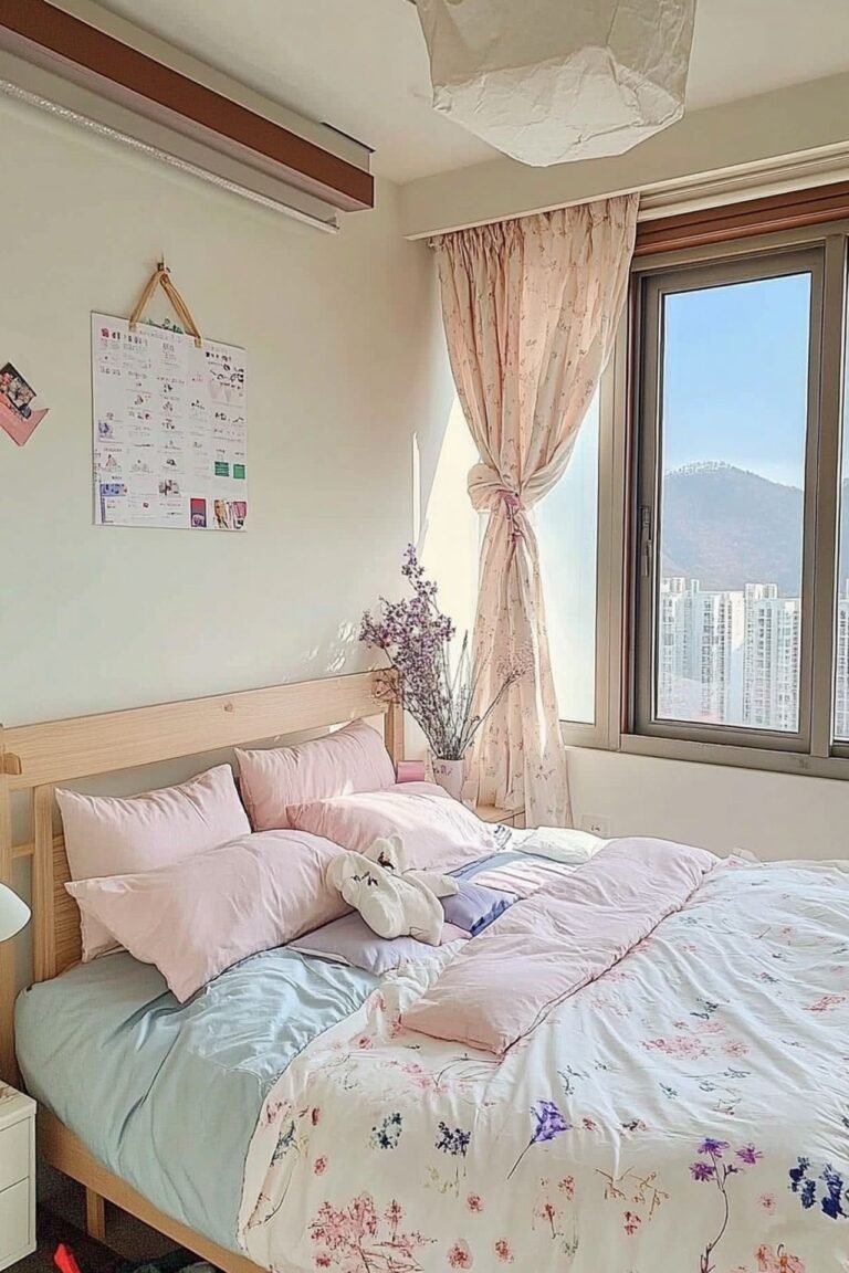 Practical Bedroom Decor: 20+ Beautiful Korean Bedroom Decor Ideas