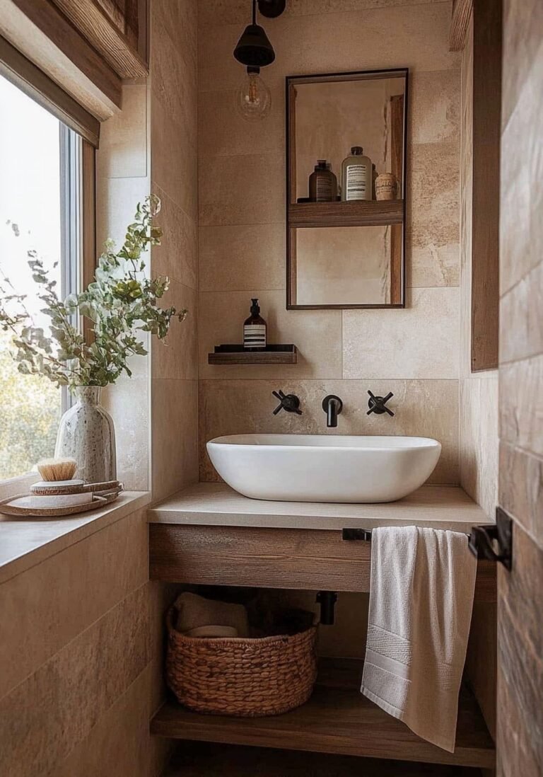 Bathroom Decor Old Bathroom: 40+ Rustic Guest Bathroom Ideas for Remodels
