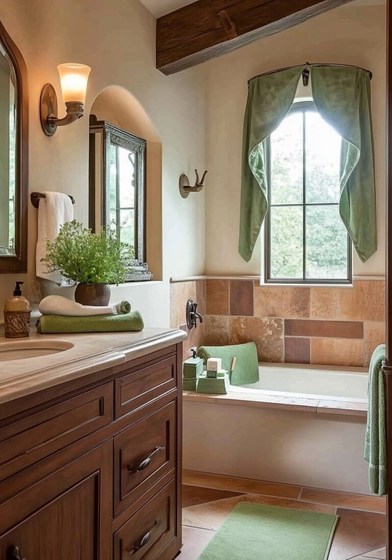 Bathroom Decor Old Bathroom: 40+ Rustic Guest Bathroom Ideas for Remodels