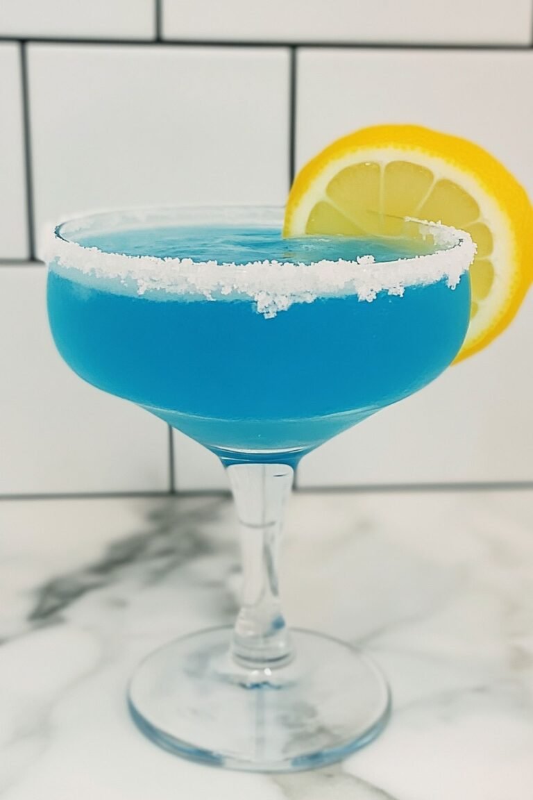 Easy Recipes: Blue Raspberry Lemon Drop Martini
