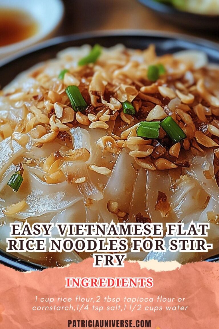 Easy Recipes: Vietnamese Flat Rice Noodles for Stir-Fry