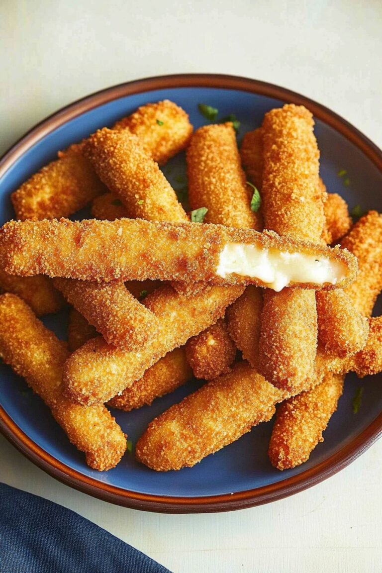 Easy Recipes – Crispy Fried Cheese Sticks Everyone Loves